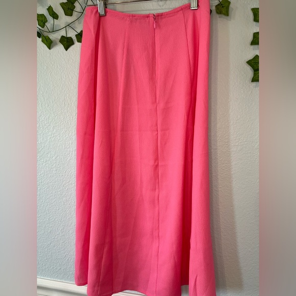 Scoop Split Skirt Pink NYC size 2 - Picture 2 of 5